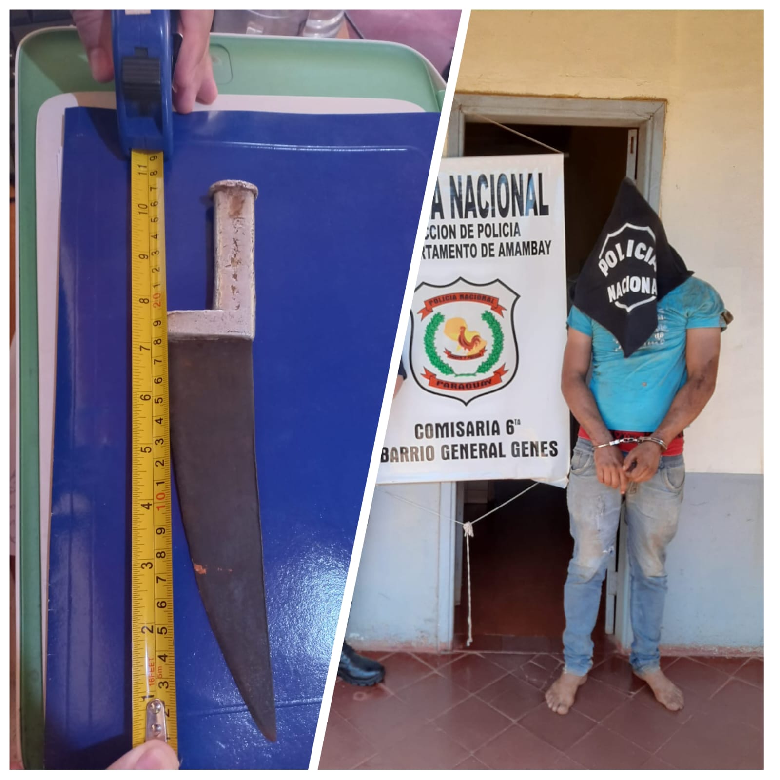 PJC: Joven amenazó con un puñal a su concubina y la tuvo como rehén antes de ser detenido PJC: Joven amenazó con un puñal a su concubina y la tuvo como rehén antes de ser detenido