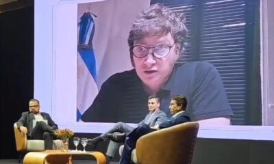Javier Milei increpa a periodista paraguayo: “No está a la altura de dialogar con un presidente”