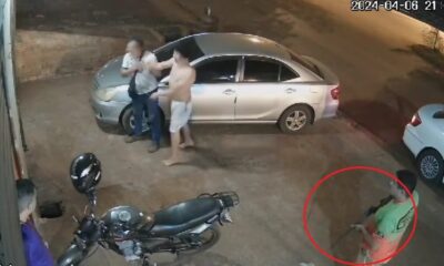 Supuestos policías protagonizaron incidentes en una gomería a punta de escopeta
