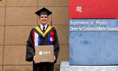 Concepcionero se gradúa como físico en la Universidad Nacional de Taiwán