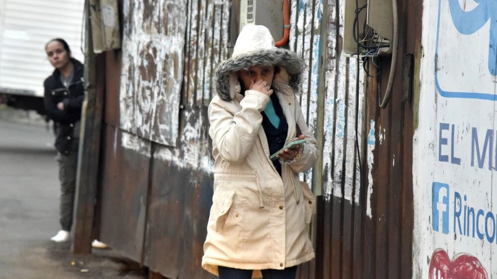 ¡Qué frío! Advierten sobre mínimas entre 4 y 9 °C para el martes y miércoles