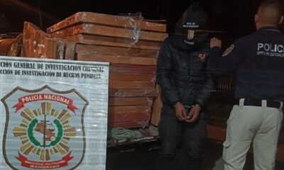 Policía Nacional incauta 229 kilos de marihuana en Pilar