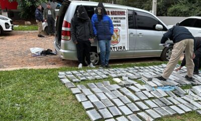 San Lorenzo: furgón llevaba 200 kilos de cocaína valuados en USD 800.000
