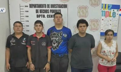 Detienen a cinco presuntos estafadores en San Lorenzo que ofrecían “empeños de vehículos”