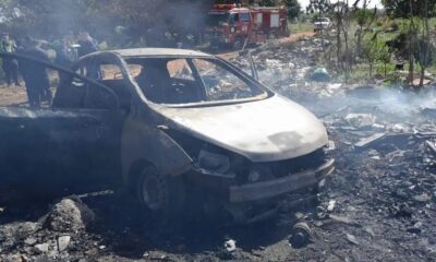 PJC: Hallan incinerado el supuesto auto usado por sicarios que mataron a Gringo González