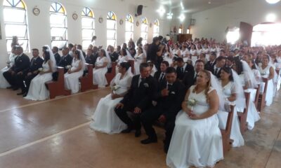 Boda comunitaria: 58 parejas se prometen amor eterno en Capitán Bado
