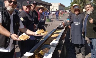 Asadores logran la sopa paraguaya más larga del país