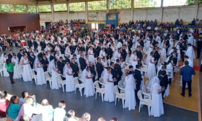 Boda comunitaria une a 91 parejas en Bella Vista Norte
