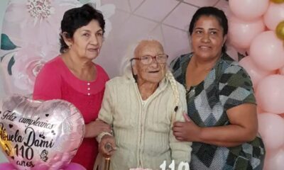 Abue cumplió ¡110 años de vida! en Pedro Juan