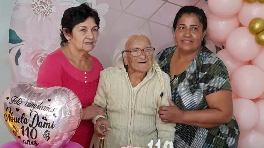 Abue cumplió ¡110 años de vida! en Pedro Juan Abue cumplió ¡110 años de vida! en Pedro Juan