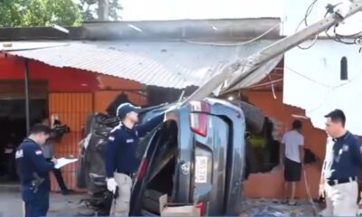 Aparatoso accidente deja un muerto, dos heridos y un ileso fugitivo en Limpio