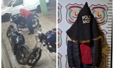 PJC: Policía detiene a un joven por hurto de una motocicleta en una panadería