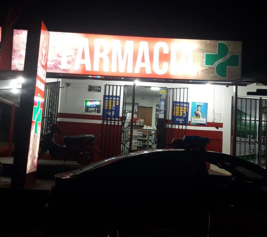 PJC: Asaltan una farmacia en el barrio San Antonio PJC: Asaltan una farmacia en el barrio San Antonio