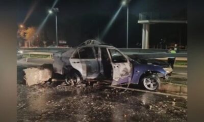 Dos cuerpos calcinados tras accidente en la autopista Ñu Guasu