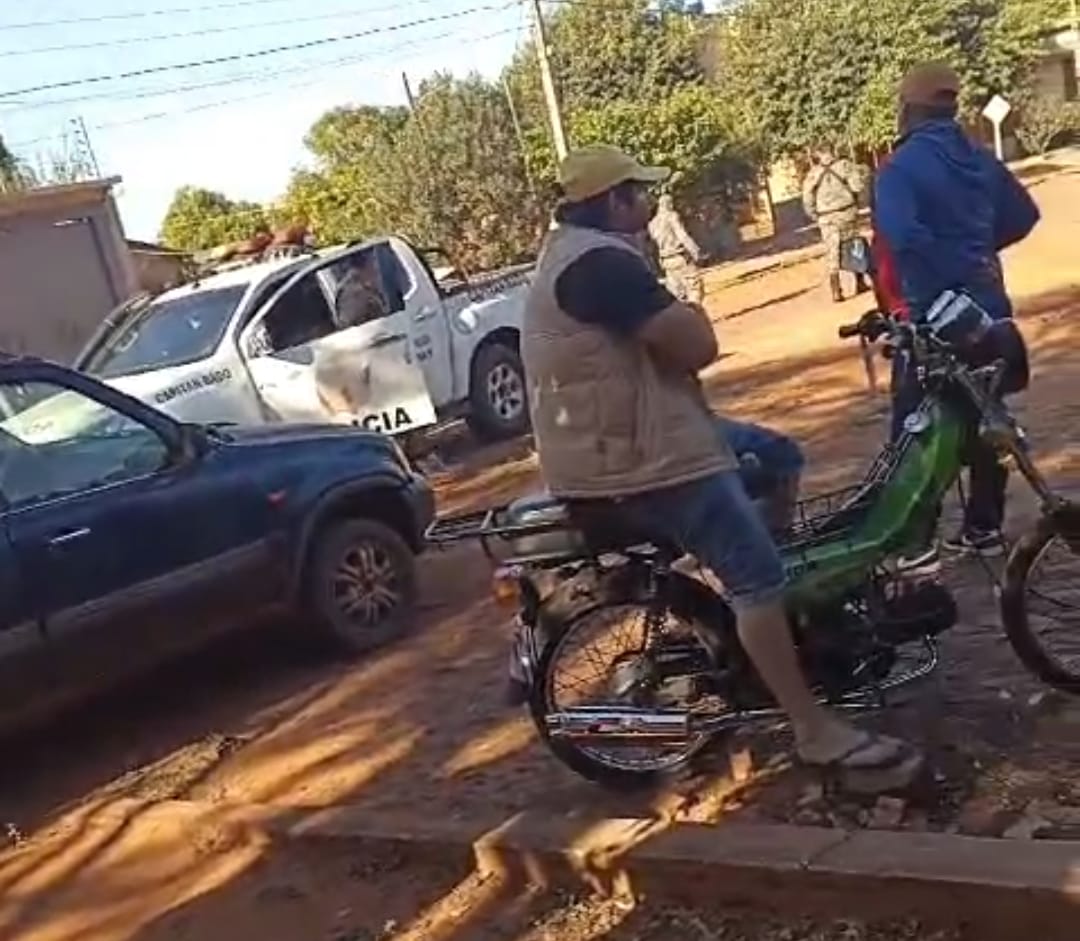 Capitán Bado: Ocupantes de una camioneta efectúan disparos al aire Capitán Bado: Ocupantes de una camioneta efectúan disparos al aire