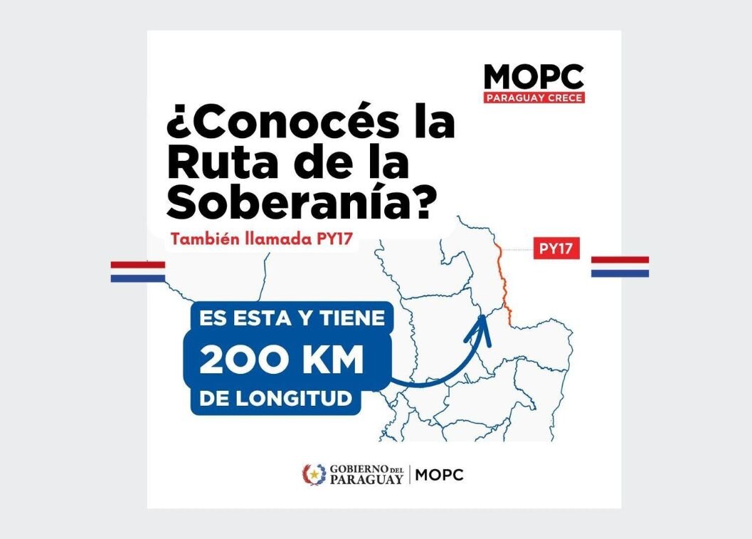 Ruta PY17 se llamará «Robert Acevedo» Ruta PY17 se llamará «Robert Acevedo»