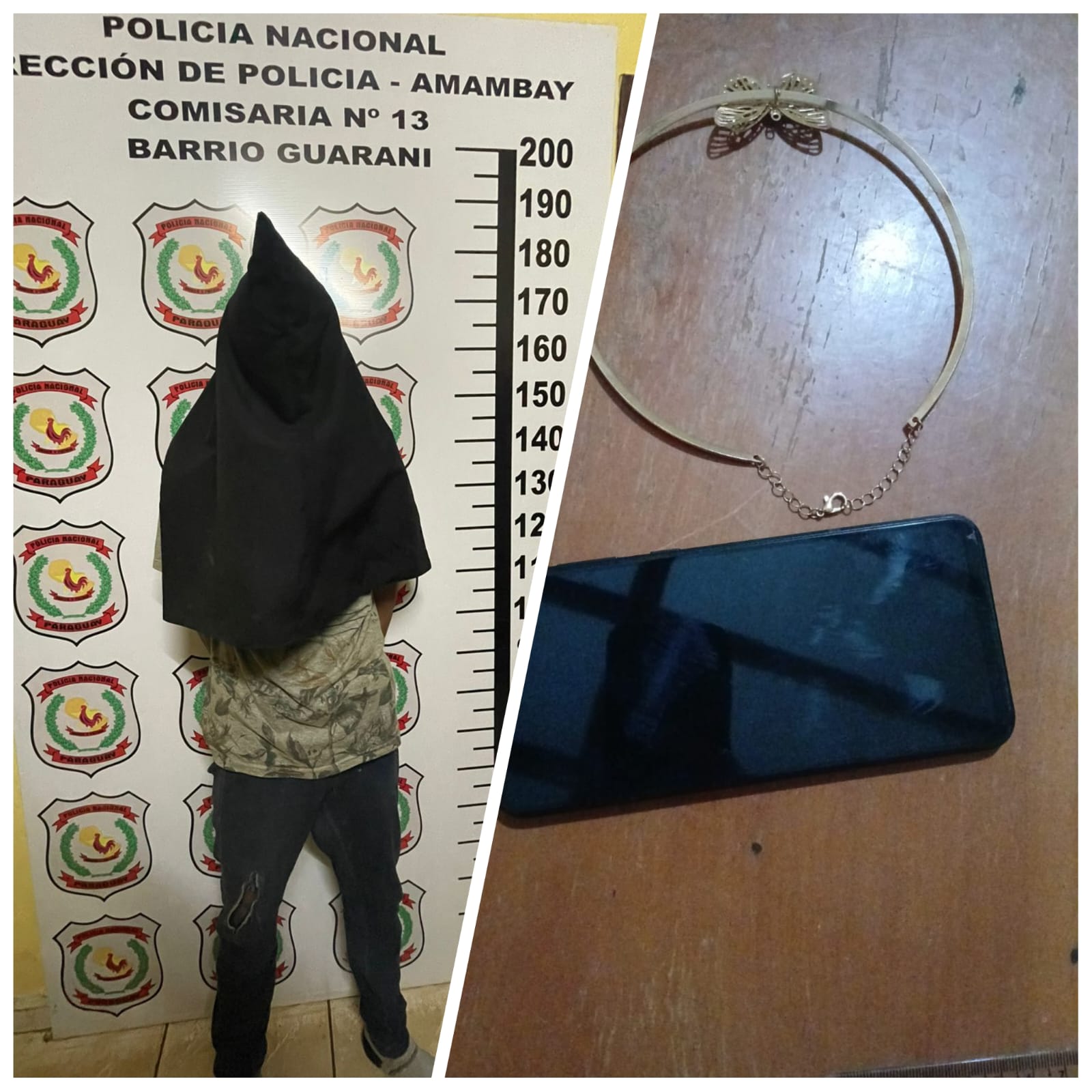 PJC: Policía detiene a un hombre por hurtar objetos de un octogenario en un hospedaje PJC: Policía detiene a un hombre por hurtar objetos de un octogenario en un hospedaje