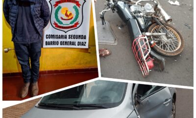 PJC: Automovilista alcoholizado chocó por un motociclista y fue detenido