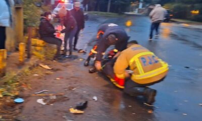 PJC: Tempranero choque de motocicletas deja tres lesionados