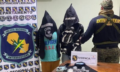 PJC: Antinarcóticos detiene a dos microtraficantes en el barrio General Genes