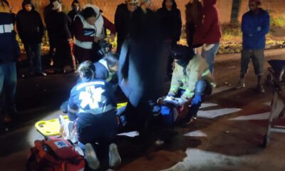 PJC: Choque de motocicletas dejó a un menor lesionado, el otro conductor huyó a pie