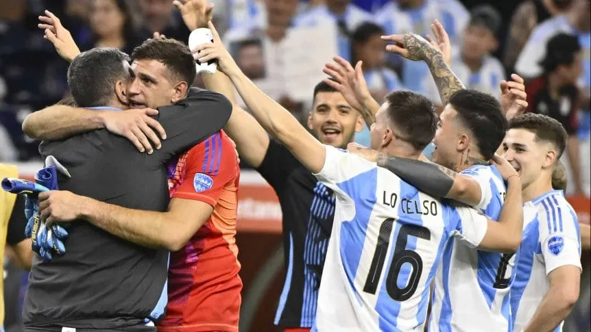 Argentina pasó por penales ante Ecuador y está en semifinales de la Copa América