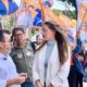 Carlos Bernardo, candidato a alcalde, recorrió el centro de Ponta Porã