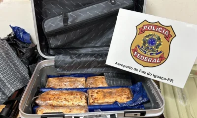 Paraguayo es detenido con cocaína en el aeropuerto de Brasil
