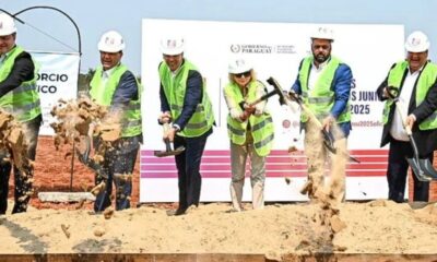 Palada inicial para el Nuevo Centro Acuático