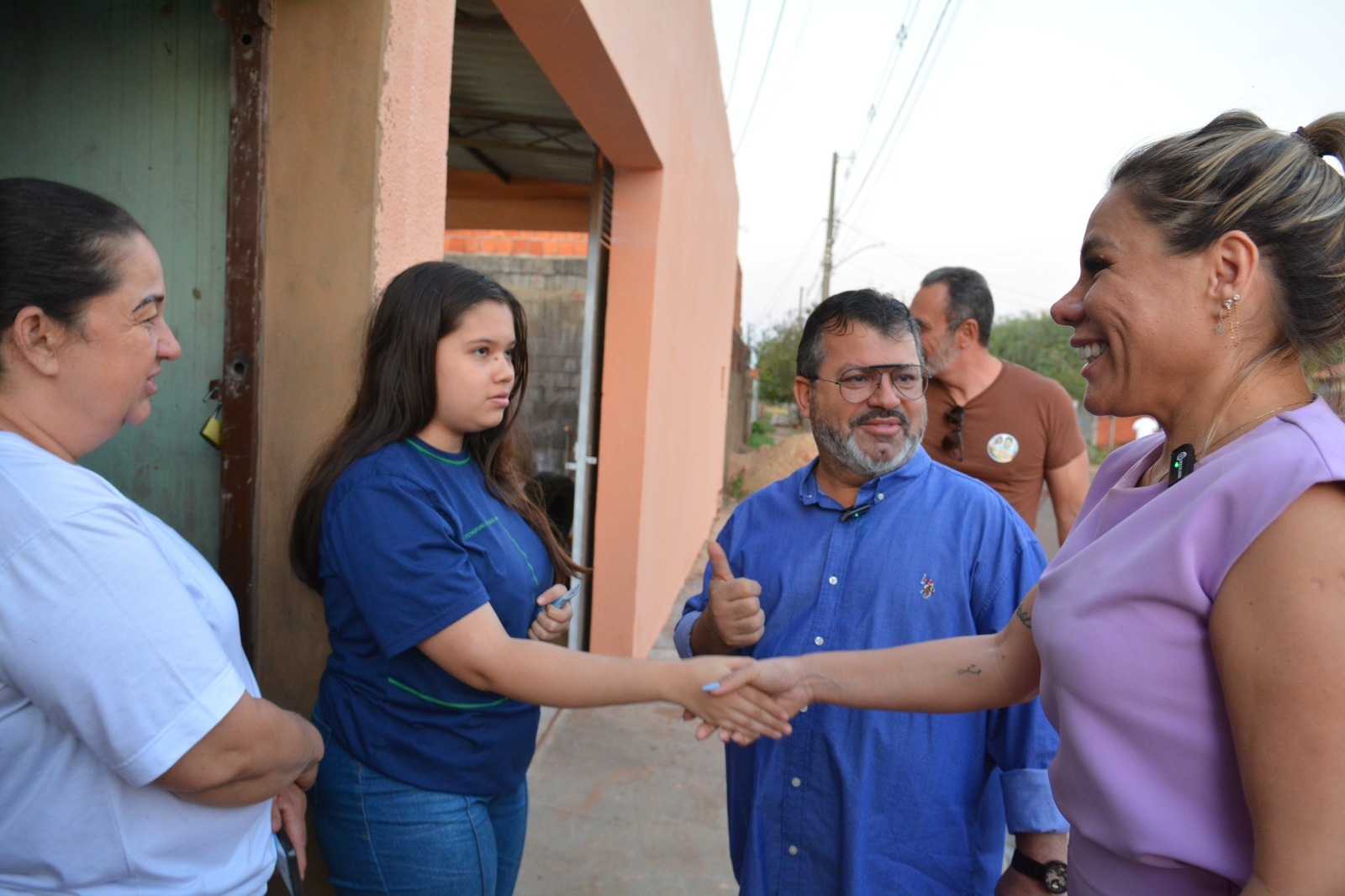 Carlos Bernardo visitó a pobladores de la región norte de Ponta Porã Carlos Bernardo visitó a pobladores de la región norte de Ponta Porã