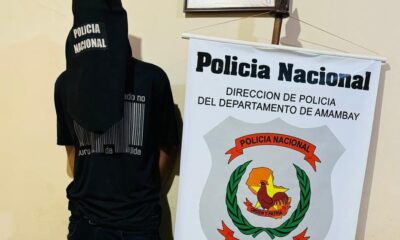 PJC: Policía detiene a un joven denunciado por robo de motocicleta a un ecuatoriano