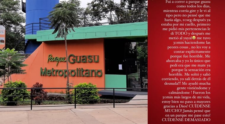 Víctima de intento de abuso en el parque: “Me tuvo 30 minutos haciéndome las peores cosas”