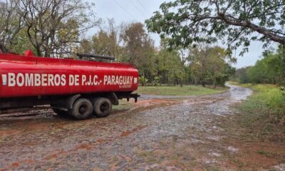 En el Parque Cerro Corá celebran la llegada de intensas lluvias tras varios días de incendio