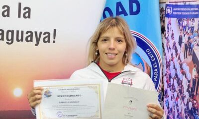 Un merecido y emotivo reconocimiento a la judoca paraguaya Gabriela Narváez