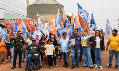 Carlos Bernardo, candidato a alcalde de Ponta Porã, inicia su «caminata de la victoria»