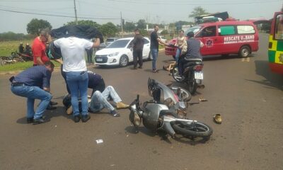 PJC: Motociclista de 16 años fallece tras chocar contra una camioneta en la ruta PY05