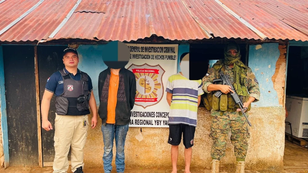 Operativo en Yby Yaú termina con tres supuestos miembros del PCC detenidos