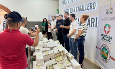 Gobernador entregó más de 30 mil dosis de medicamentos a la XIII Región Sanitaria de Amambay