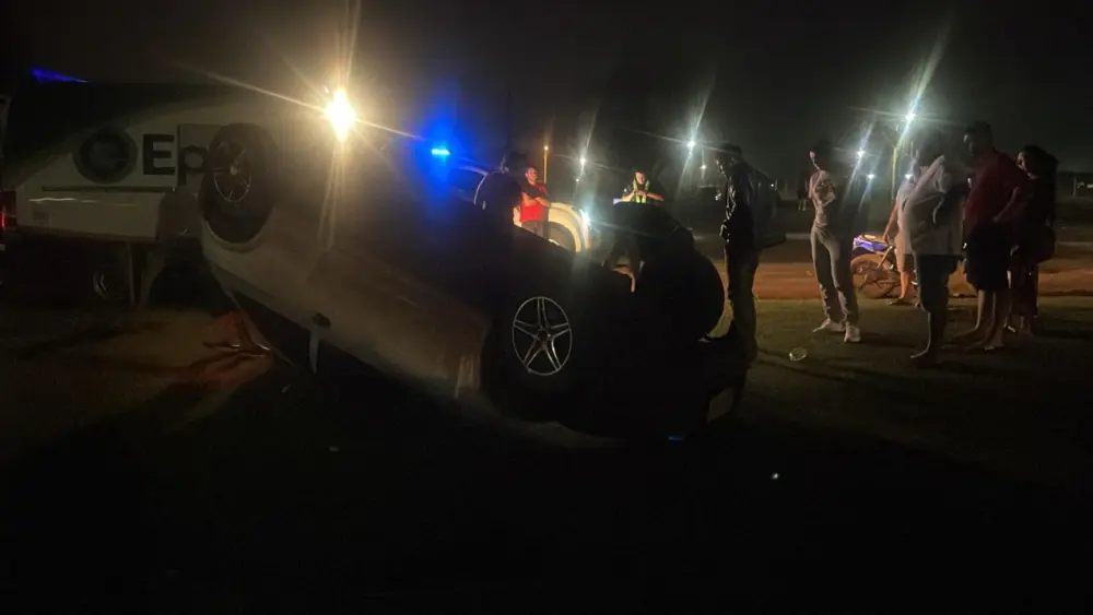 Minga Guazú: En vuelco de auto muere una niña que viajaba sin el cinturón de seguridad