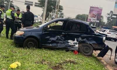 Muere un automovilista tras accidente en zona Conmebol