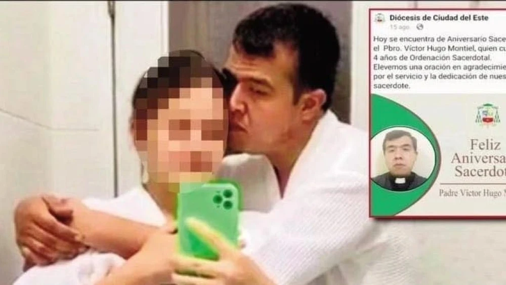 Sacerdote “reconoció su pecado” sobre foto con una mujer que se hizo viral en redes