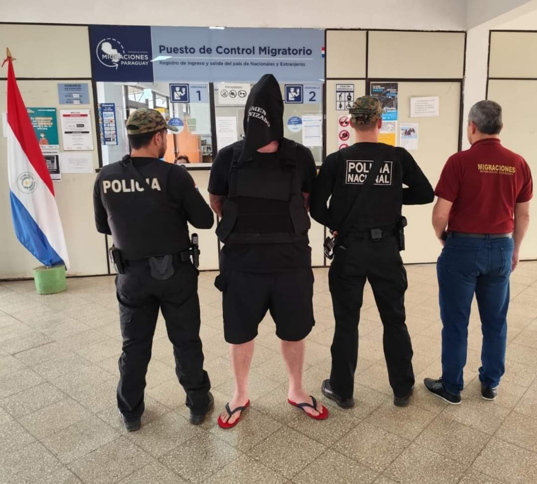 PJC: Expulsan del país a brasileño con frondosos antecedentes detenido en allanamientos PJC: Expulsan del país a brasileño con frondosos antecedentes detenido en allanamientos