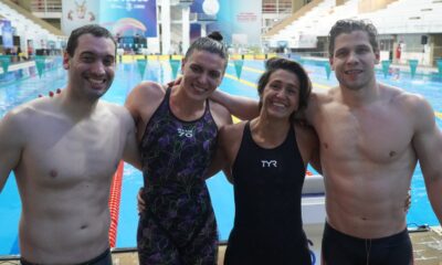 Club Benjamín Hockin campeón del Paraguay Máster de Natación