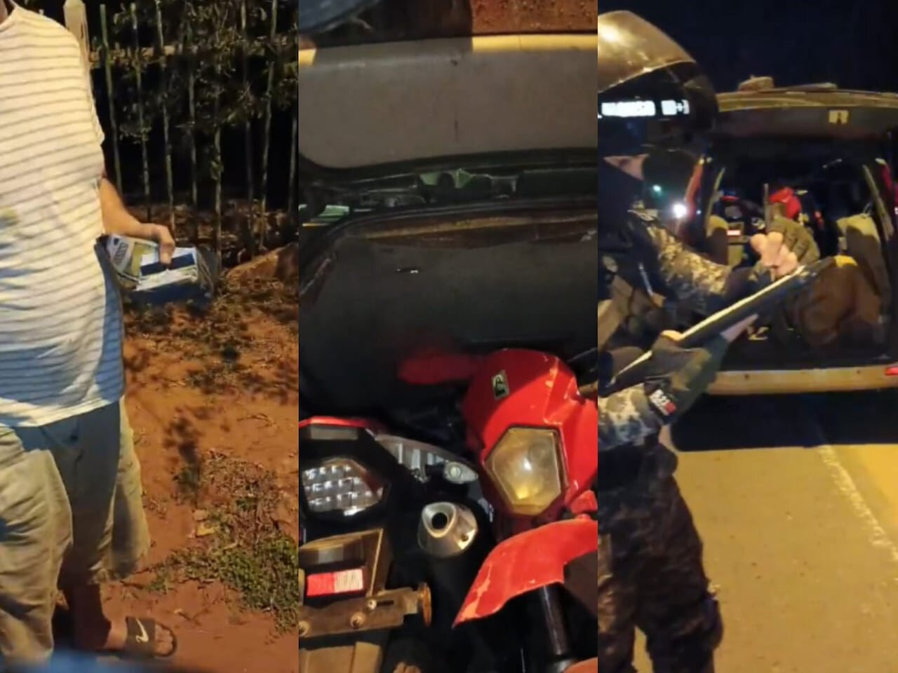Linces rechazaron soborno y detuvieron a dos sospechosos con una moto robada