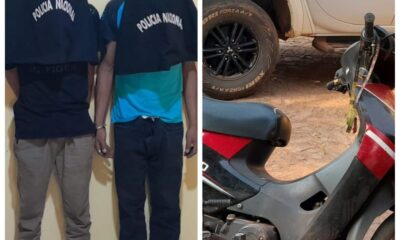 PJC: GEO detiene a dos hombres con motocicleta hurtada