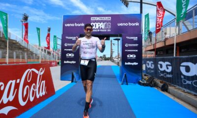 Mateo Bustos y Judith Marsilli ganan el Half Triatlón Copa Oscar Galíndez