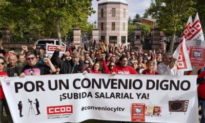 Radio y televisión de Castilla y León inician huelga en Seminci.