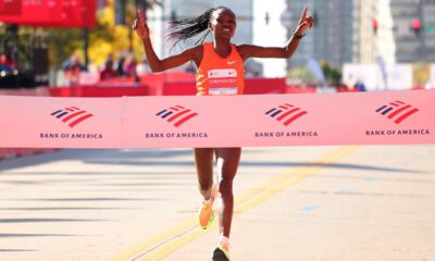 Ruth Chepngetich establece nuevo récord mundial de maratón en Chicago.