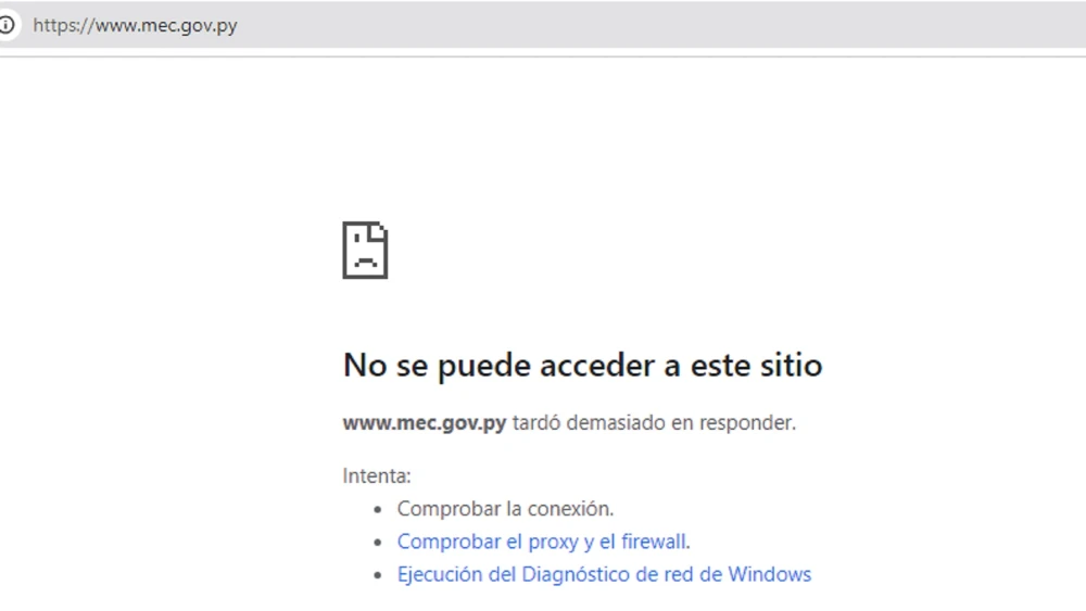 Ministerio de Educación reporta un hackeo de su data center y su web está sin funcionar