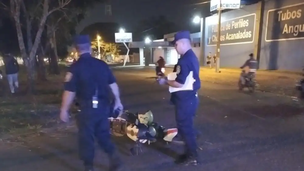 Motociclista español muere al ser chocado por un automóvil en Pedro Juan Caballero Motociclista español muere al ser chocado por un automóvil en Pedro Juan Caballero